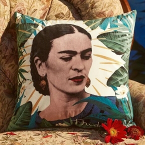 Funda de cojn frida khalo jardn
