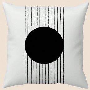Funda de cojn Black circle 2