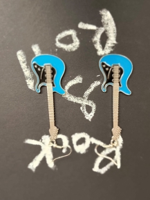 Pendientes rock guitar