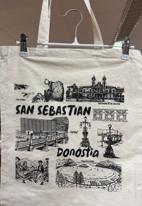 Bolsa algod�n 180g. DONOSTIA iconos