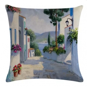 Funda cojn Pueblo costero