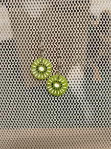 Pendientes kiwi