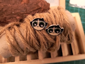 Pendientes big eyes doll
