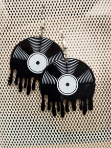 Pendientes vinilo